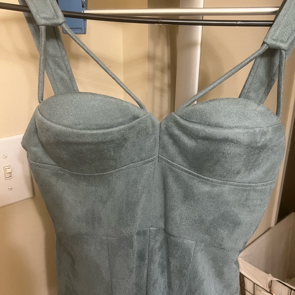 Suede Cocktail Dress